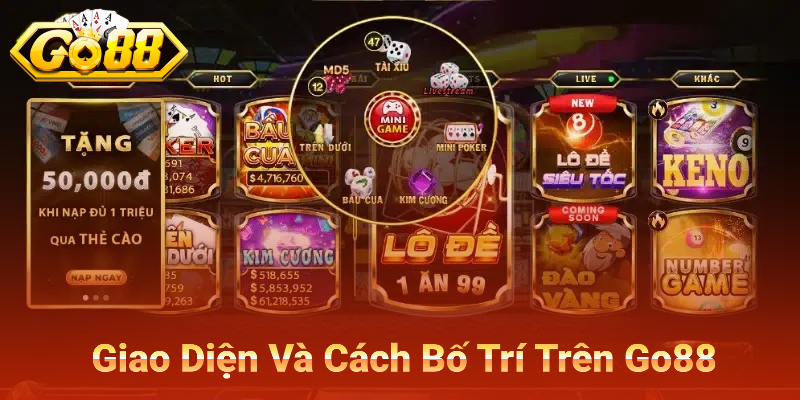 Giao Diện Cổng Game Go88 Dễ Sử Dụng