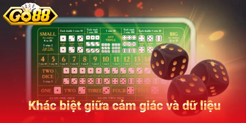 Khác biệt giữa cảm giác và dữ liệu